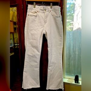 Zara white jeans